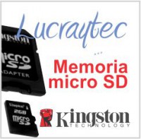 Memoria micro SD 2GB c-/Adaptador KINGSTON